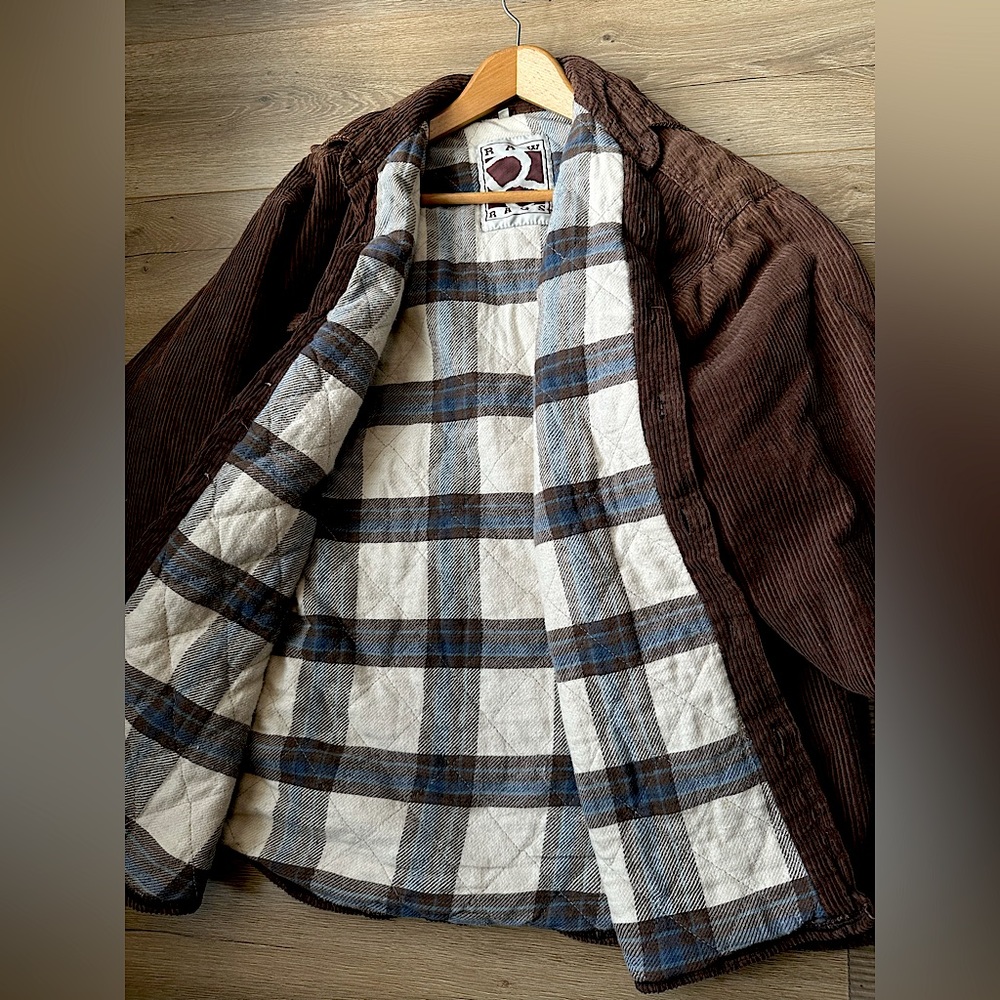 Vintage corduroy blanket lined RawRags jacket